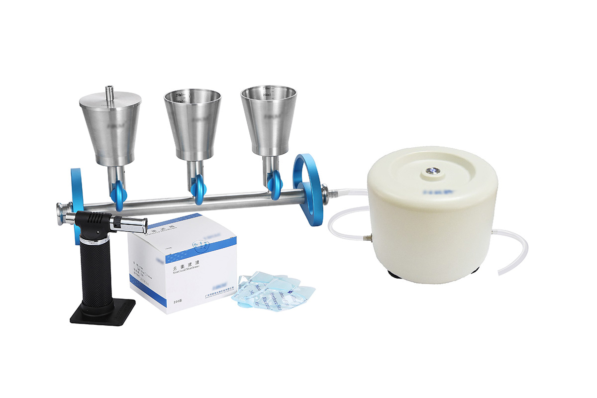 不銹鋼多聯(lián)過(guò)濾系統(tǒng)MFS-3A-250-K(Φ47mm，250ml，三聯(lián)，含泵SZKB-6AS)