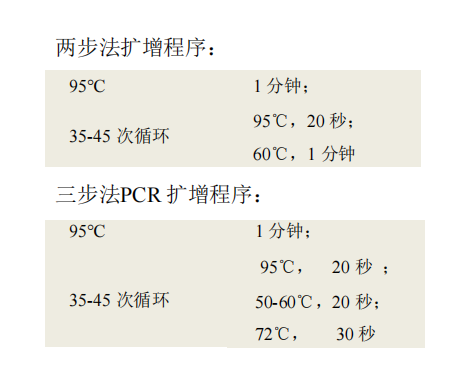 常用 PCR 循環(huán) 常用 PCR 循環(huán)