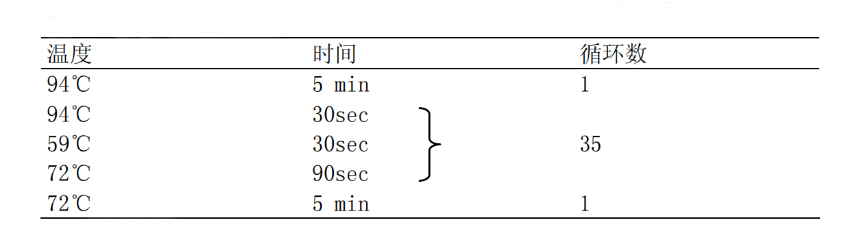 EPEC-STEC-EHEC多重PCR檢測試劑盒PCR反應(yīng)程序 EPEC-STEC-EHEC多重PCR檢測試劑盒PCR反應(yīng)程序